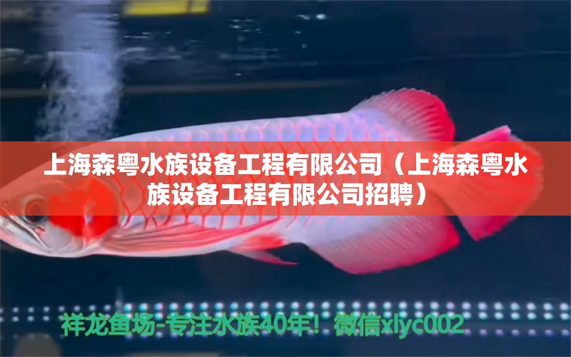 上海森粵水族設(shè)備工程有限公司（上海森粵水族設(shè)備工程有限公司招聘）