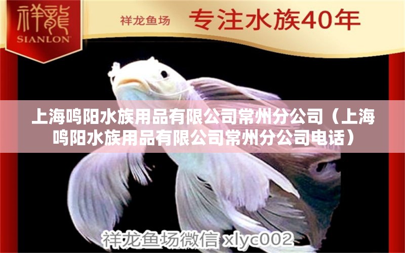 上海鳴陽(yáng)水族用品有限公司常州分公司（上海鳴陽(yáng)水族用品有限公司常州分公司電話） 水族用品