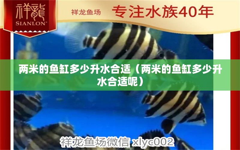 兩米的魚缸多少升水合適（兩米的魚缸多少升水合適呢） 其他品牌魚缸