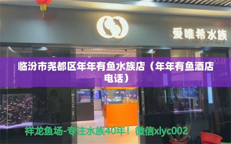 臨汾市堯都區(qū)年年有魚(yú)水族店（年年有魚(yú)酒店電話） 全國(guó)水族館企業(yè)名錄