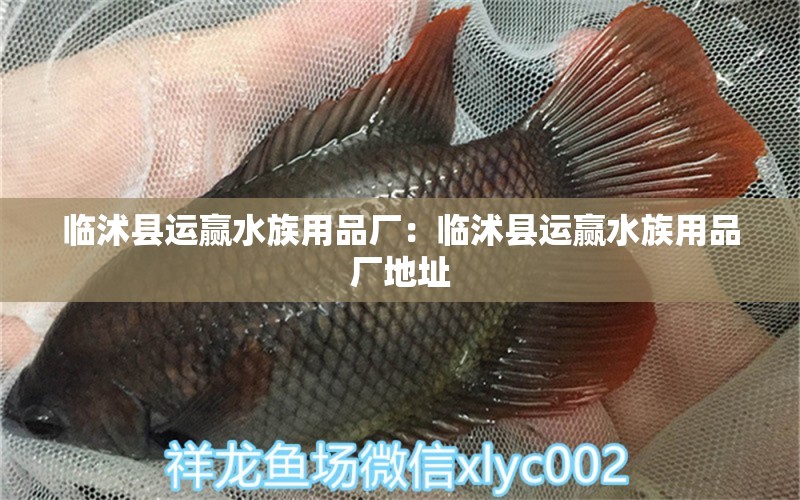 臨沭縣運贏水族用品廠：臨沭縣運贏水族用品廠地址