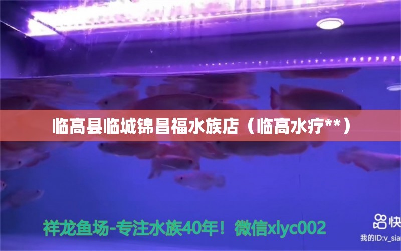 臨高縣臨城錦昌福水族店（臨高水療**）