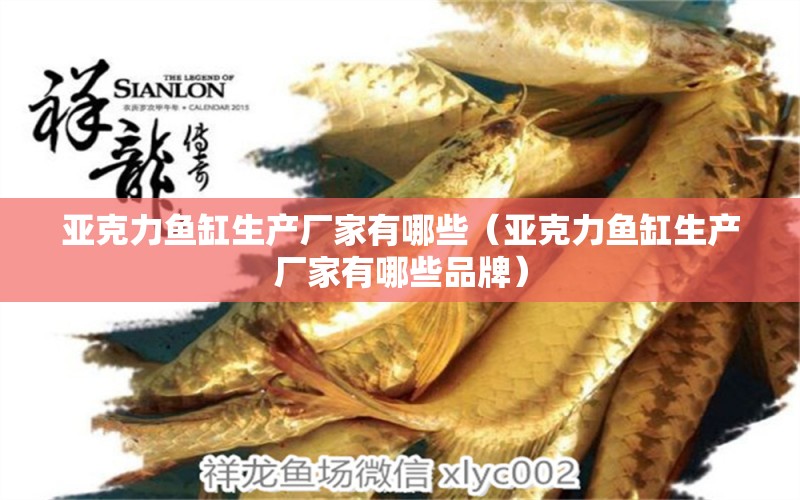 亞克力魚缸生產(chǎn)廠家有哪些（亞克力魚缸生產(chǎn)廠家有哪些品牌） 其他品牌魚缸