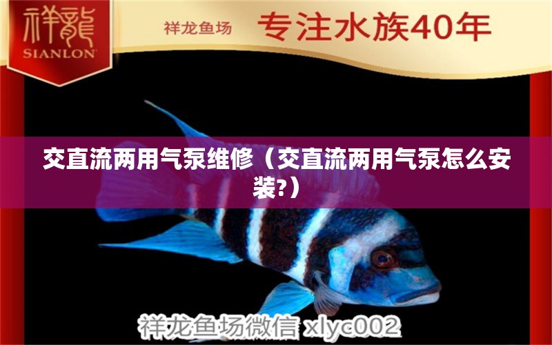 交直流兩用氣泵維修（交直流兩用氣泵怎么安裝?） 森森魚缸