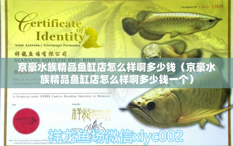 京豪水族精品魚(yú)缸店怎么樣啊多少錢(qián)（京豪水族精品魚(yú)缸店怎么樣啊多少錢(qián)一個(gè)）