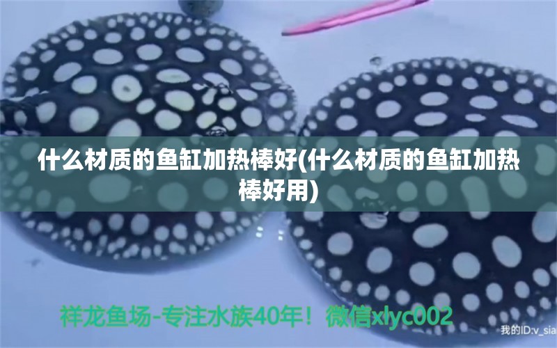 什么材質(zhì)的魚缸加熱棒好(什么材質(zhì)的魚缸加熱棒好用) 元寶鳳凰魚專用魚糧