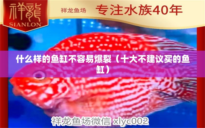 什么樣的魚缸不容易爆裂（十大不建議買的魚缸）