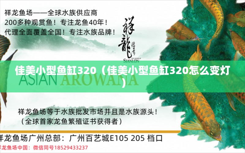 佳美小型魚缸320（佳美小型魚缸320怎么變燈） 殺菌消毒設備