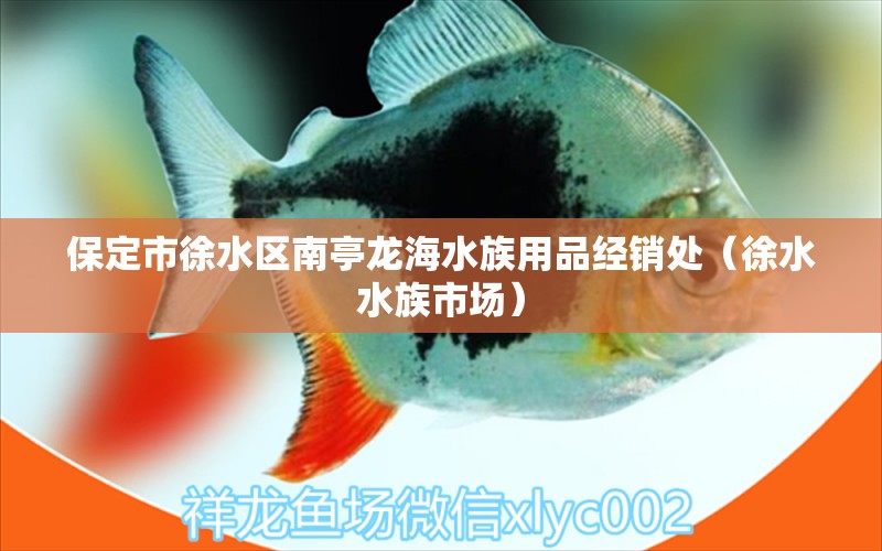 保定市徐水區(qū)南亭龍海水族用品經(jīng)銷處（徐水水族市場） 水族用品