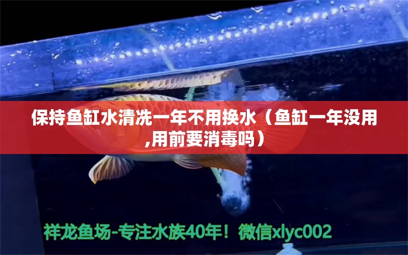 保持魚缸水清冼一年不用換水（魚缸一年沒用,用前要消毒嗎）