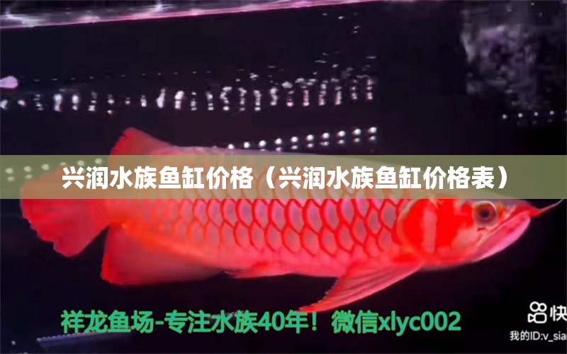 興潤水族魚缸價(jià)格（興潤水族魚缸價(jià)格表）