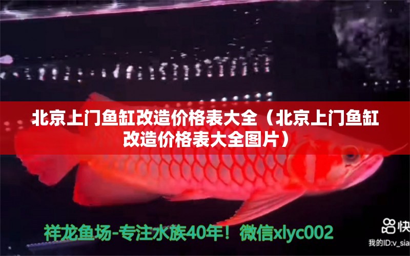 北京上門魚缸改造價格表大全（北京上門魚缸改造價格表大全圖片）