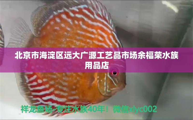 北京市海淀區(qū)遠(yuǎn)大廣源工藝品市場(chǎng)余福榮水族用品店