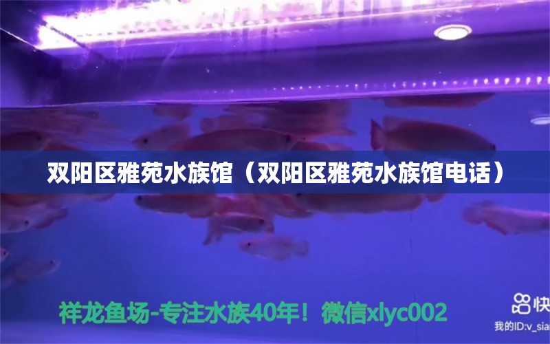 雙陽區(qū)雅苑水族館（雙陽區(qū)雅苑水族館電話） 全國水族館企業(yè)名錄