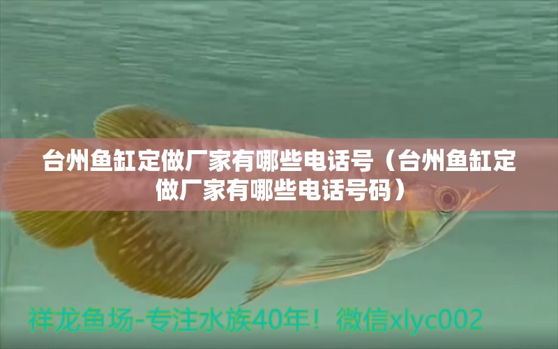 臺(tái)州魚缸定做廠家有哪些電話號(hào)（臺(tái)州魚缸定做廠家有哪些電話號(hào)碼） 魟魚百科