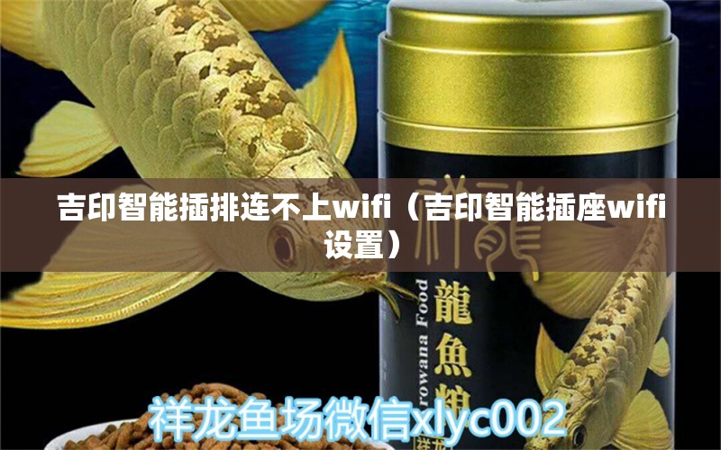 吉印智能插排連不上wifi（吉印智能插座wifi設(shè)置）