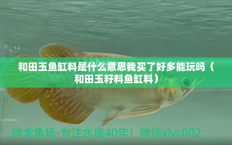 和田玉魚缸料是什么意思我買了好多能玩嗎（和田玉籽料魚缸料） 其他品牌魚缸