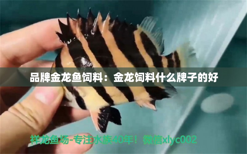 品牌金龍魚飼料：金龍飼料什么牌子的好