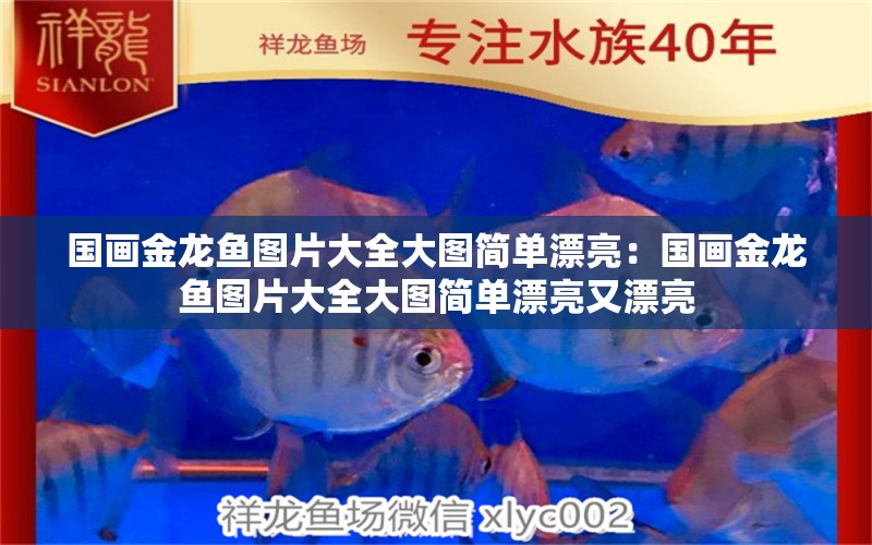 國畫金龍魚圖片大全大圖簡單漂亮：國畫金龍魚圖片大全大圖簡單漂亮又漂亮