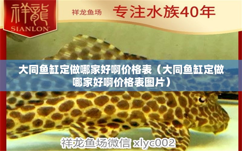 大同魚缸定做哪家好啊價(jià)格表（大同魚缸定做哪家好啊價(jià)格表圖片）