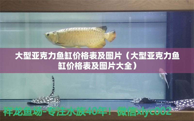 大型亞克力魚缸價格表及圖片（大型亞克力魚缸價格表及圖片大全） 其他品牌魚缸