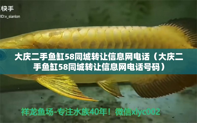 大慶二手魚缸58同城轉(zhuǎn)讓信息網(wǎng)電話（大慶二手魚缸58同城轉(zhuǎn)讓信息網(wǎng)電話號碼）