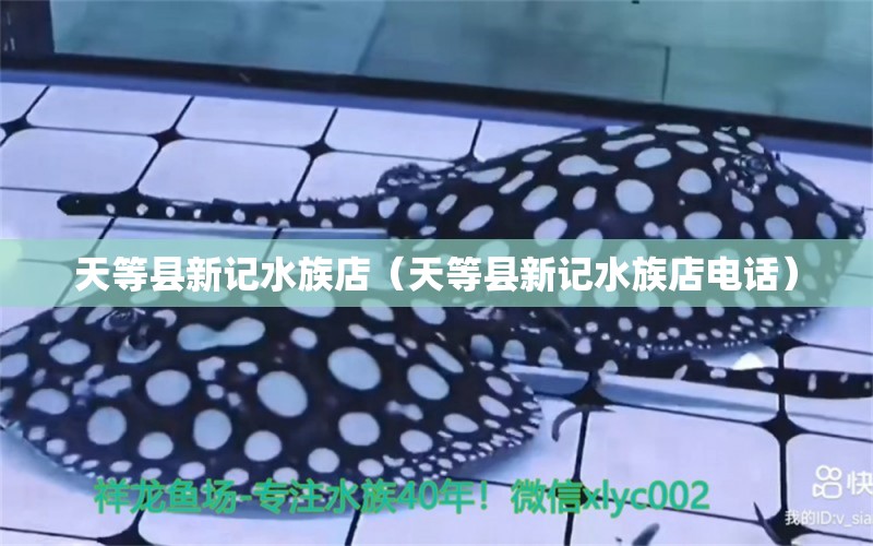 天等縣新記水族店（天等縣新記水族店電話）