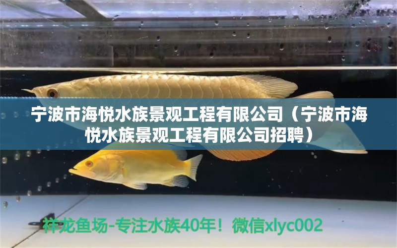 寧波市海悅水族景觀工程有限公司（寧波市海悅水族景觀工程有限公司招聘） 全國水族館企業(yè)名錄