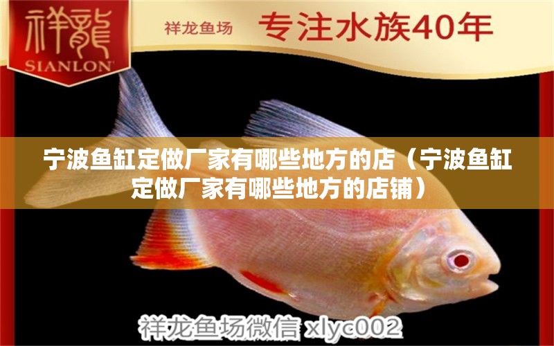 寧波魚缸定做廠家有哪些地方的店（寧波魚缸定做廠家有哪些地方的店鋪）