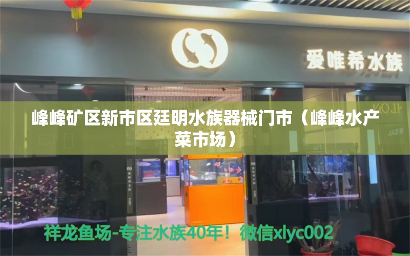 峰峰礦區(qū)新市區(qū)廷明水族器械門市（峰峰水產(chǎn)菜市場） 全國水族館企業(yè)名錄