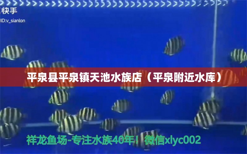 平泉縣平泉鎮(zhèn)天池水族店（平泉附近水庫） 全國水族館企業(yè)名錄