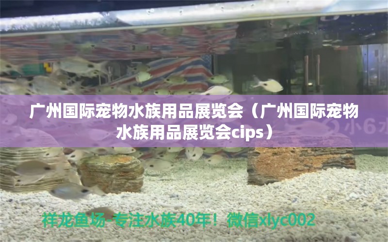 廣州國(guó)際寵物水族用品展覽會(huì)（廣州國(guó)際寵物水族用品展覽會(huì)cips） 水族用品