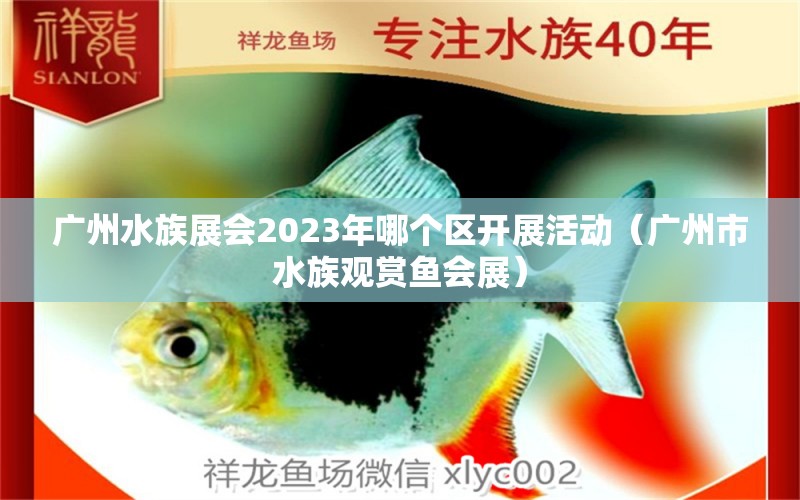 廣州水族展會2023年哪個區(qū)開展活動（廣州市水族觀賞魚會展）