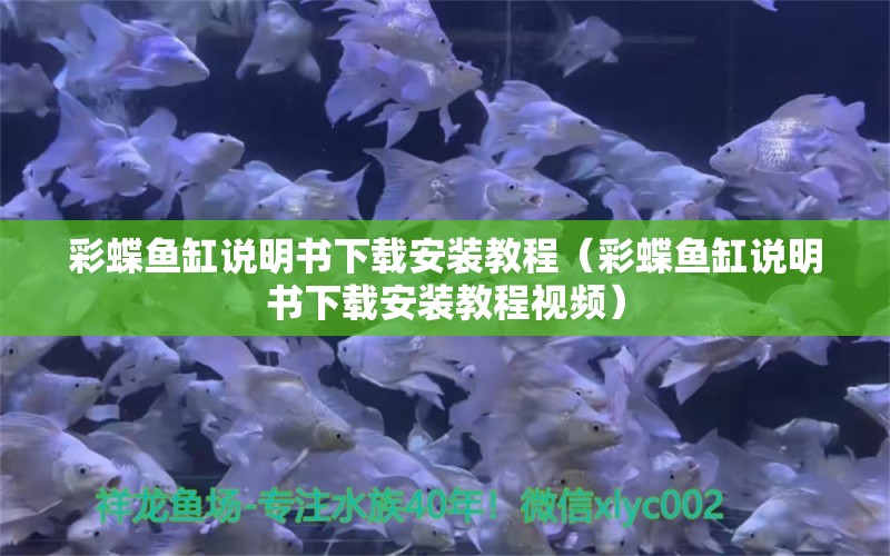 彩蝶魚缸說明書下載安裝教程（彩蝶魚缸說明書下載安裝教程視頻）