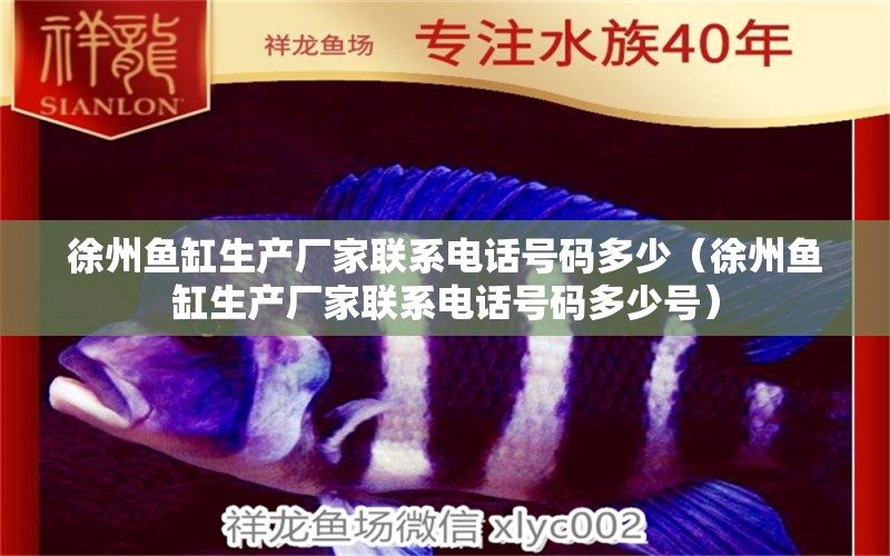 徐州魚(yú)缸生產(chǎn)廠家聯(lián)系電話號(hào)碼多少（徐州魚(yú)缸生產(chǎn)廠家聯(lián)系電話號(hào)碼多少號(hào)） 祥龍魚(yú)場(chǎng)