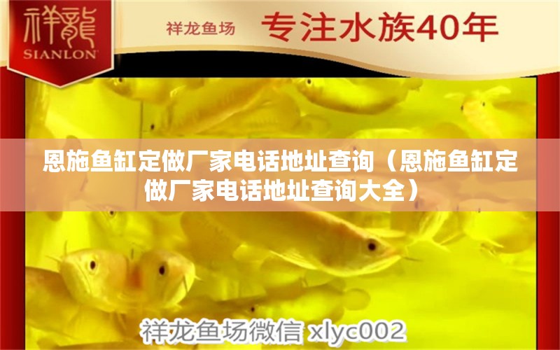 恩施魚(yú)缸定做廠家電話地址查詢(xún)（恩施魚(yú)缸定做廠家電話地址查詢(xún)大全）