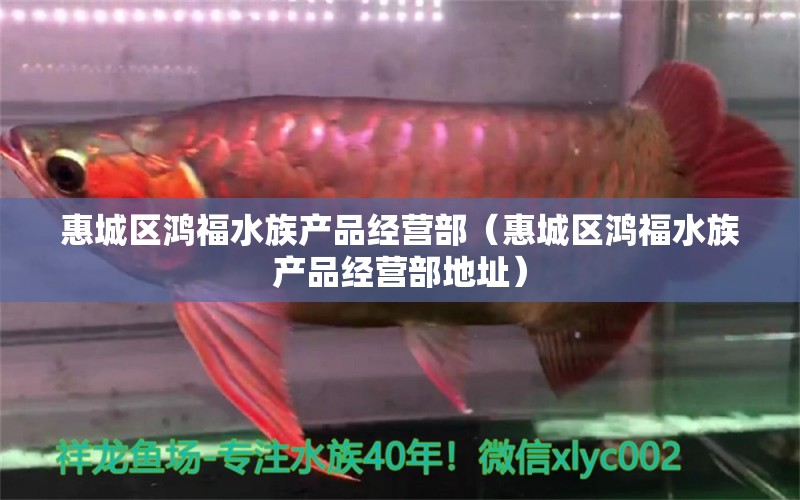 惠城區(qū)鴻福水族產(chǎn)品經(jīng)營(yíng)部（惠城區(qū)鴻福水族產(chǎn)品經(jīng)營(yíng)部地址） 全國(guó)水族館企業(yè)名錄