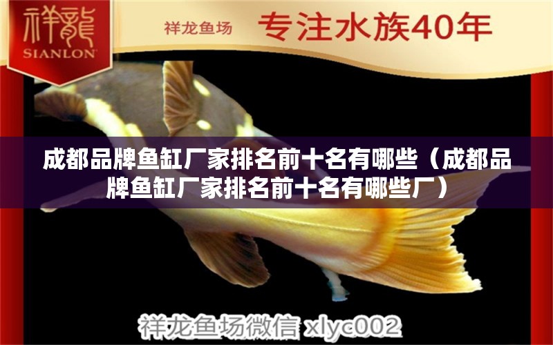 成都品牌魚(yú)缸廠家排名前十名有哪些（成都品牌魚(yú)缸廠家排名前十名有哪些廠） 祥龍水族醫(yī)院