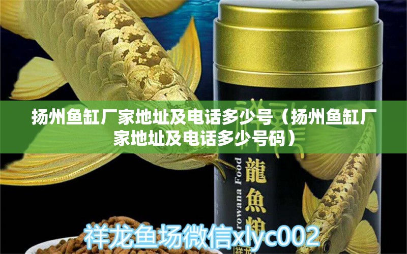 揚州魚缸廠家地址及電話多少號（揚州魚缸廠家地址及電話多少號碼）