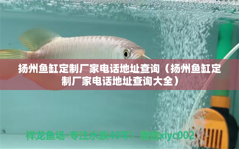 揚州魚缸定制廠家電話地址查詢（揚州魚缸定制廠家電話地址查詢大全）