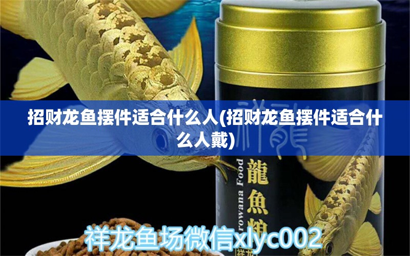 招財(cái)龍魚擺件適合什么人(招財(cái)龍魚擺件適合什么人戴) 福滿鉆魚 第1張