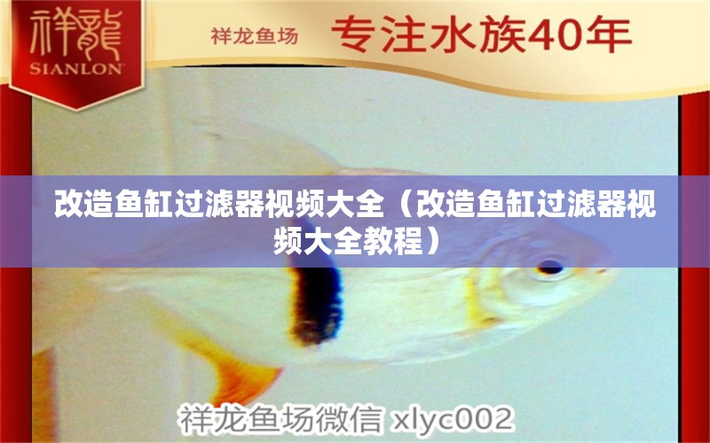 改造魚缸過濾器視頻大全（改造魚缸過濾器視頻大全教程）