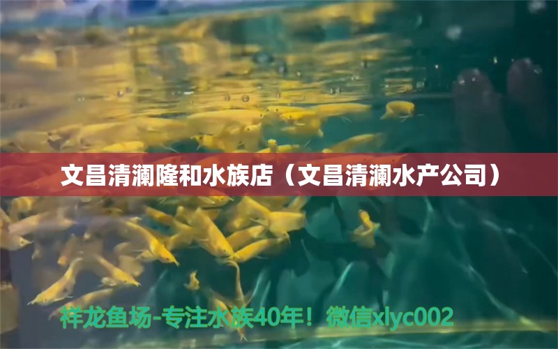 文昌清瀾隆和水族店（文昌清瀾水產(chǎn)公司）