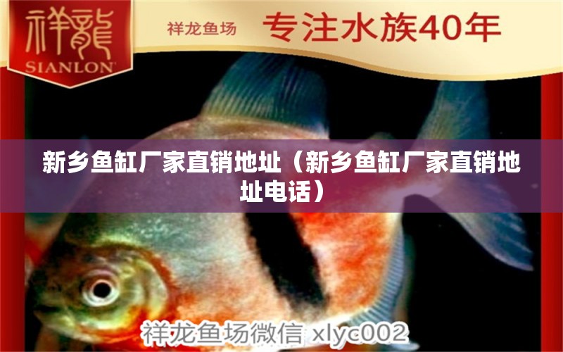 新鄉(xiāng)魚缸廠家直銷地址（新鄉(xiāng)魚缸廠家直銷地址電話） 其他品牌魚缸