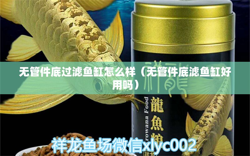 無管件底過濾魚缸怎么樣（無管件底濾魚缸好用嗎）