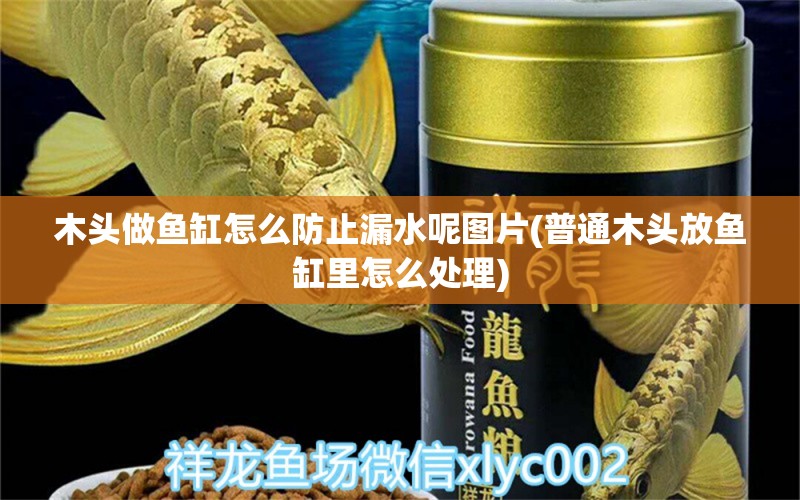 木頭做魚缸怎么防止漏水呢圖片(普通木頭放魚缸里怎么處理) 斑馬鴨嘴魚