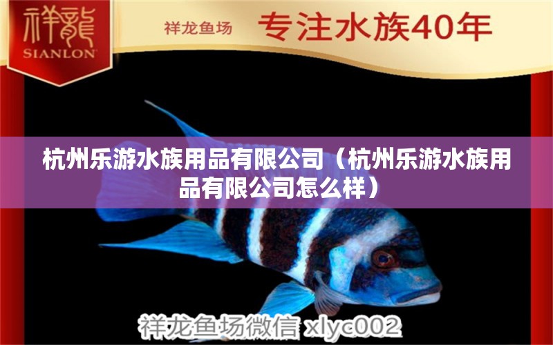 杭州樂游水族用品有限公司（杭州樂游水族用品有限公司怎么樣）