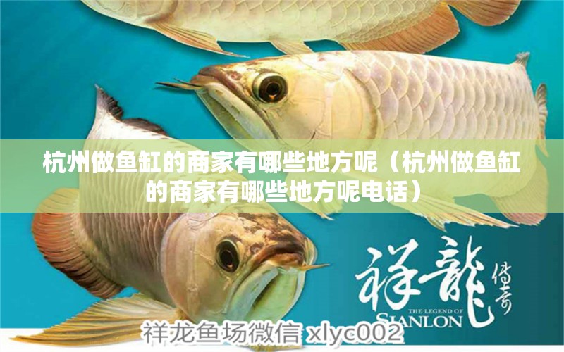 杭州做魚(yú)缸的商家有哪些地方呢（杭州做魚(yú)缸的商家有哪些地方呢電話）