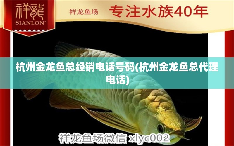 杭州金龍魚總經(jīng)銷電話號碼(杭州金龍魚總代理電話)