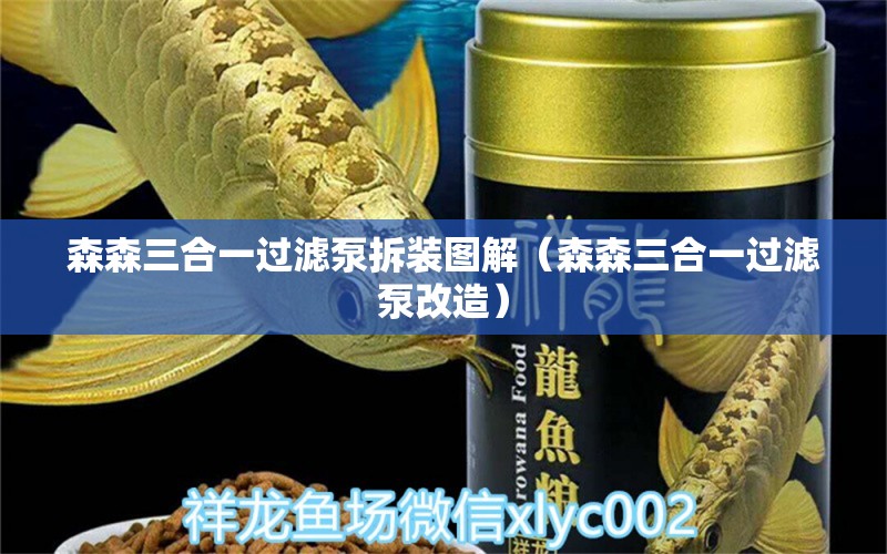 森森三合一過濾泵拆裝圖解（森森三合一過濾泵改造） 森森魚缸